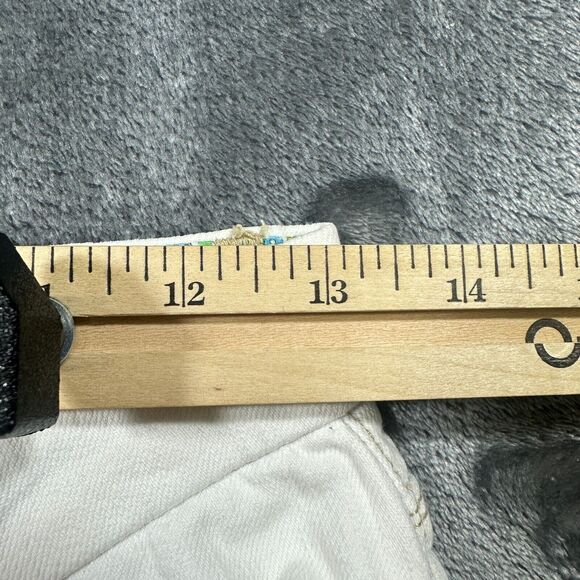 JOE'S Jeans Women's 24 White Socialite Kicker Flip Pockets Cropped Denim Pants - Picture 10 of 13